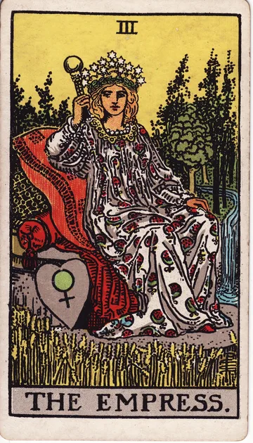 La Emperatriz — carta del tarot Rider-Waite